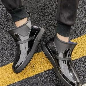 [하프클럽/]장마 남성 비오는날 대비 짧은 장화 방수 레인 부츠