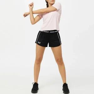 [하프클럽/] UA 테크 플레이업 3인치 여성 트레이닝 반바지 팬츠 블랙 1389882-0