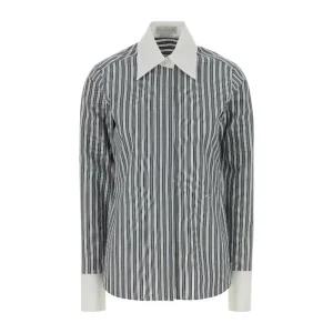 스텔라매카트니 자수 스트라이프 포플린 셔츠 6201803HJ107 1195