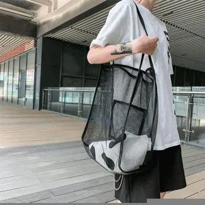 [하프클럽/]빅사이즈 망사비치백