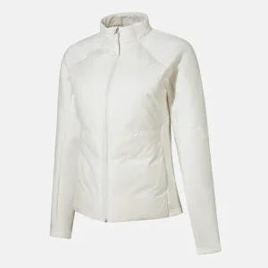 [하프클럽/데상트]데상트 여성 기모 하이브리드 집업 SP322TFT94IVY0 티셔츠