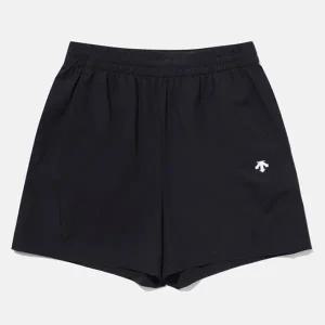 [하프클럽/데상트]데상트 여성 쉬폰 우븐 3.5부 웜업팬츠 SP322UWP79BLK0 바지