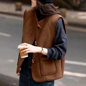 [하프클럽/몽벨리즈]오브히털안감스웨이드조끼 mde2302567