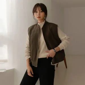 [하프클럽/]메조 리버시블 집업 베스트