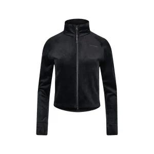 [하프클럽/]SPYDER 여성 골지 벨루아 셋업 집업 FM1SPJWCNFT355W-BLK