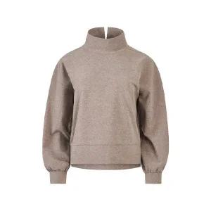 [하프클럽/]SPYDER 여성 울 라이크 하프 넥 티셔츠 FM1SPJWCNRL356W-DBR