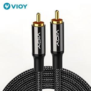 APC 서브우퍼 케이블 VIOY 디지털 동축 오디오 HiFi 5.1 SPDIF RCA 남성-남성 스테레오 코드 홈 시어터 HD