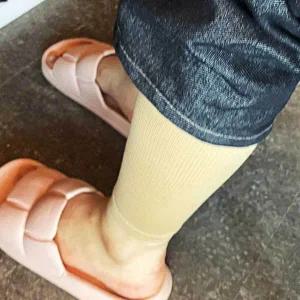 [하프클럽/]스타킹 압박 종아리 밴드 살색