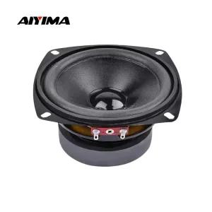 AIYIMA 1Pcs 4 인치 오디오 서브 우퍼 스피커 50 W 8 옴 우퍼 미드 레인지베이스 컴퓨터 스피커 홈 시어터