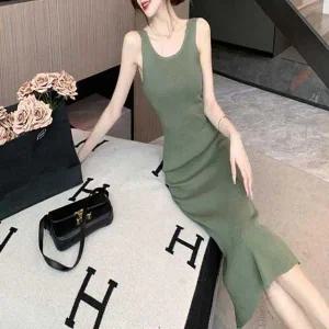 [하프클럽/셀러허브_여성트랜드패션]Rly 여자 2컬러 골지 롱원피스 데일리