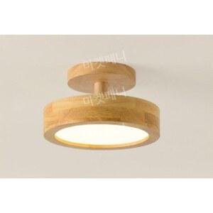 우드 인테리어 센서등 천장등 화이트 원목 통로