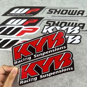 오토바이 프론트 포크 스티커 방수 포크 Kyb Wp 서스펜션 Showa 데칼  Yamaha Honda Suzuki Ktm Kawasaki B