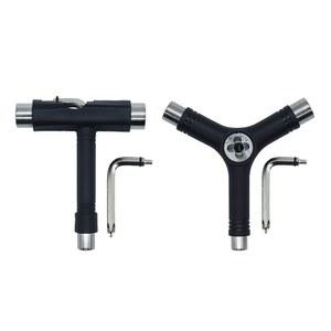 스케이트보드용 페이수오 블랙 올인원 휴대용 T-툴 & Y-툴, 스케이트 도구 세트 2개