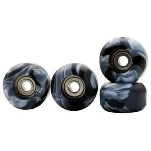 베어링 CNC 선반 스월 컬러 신소재가 있는 RACOFSB 핑거보드 휠(블랙 믹스)