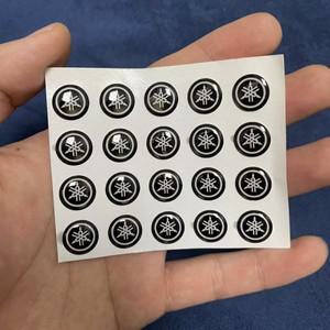 20개 야마하 오토바이 스티커 13mm 원형 스티커 키 디스플레이 스크린 데칼 유니버설 랜덤 스티커 야마하