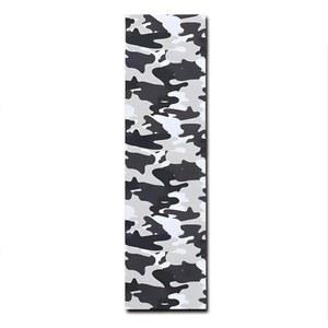 스케이트보드 그립 테이프 9인치 x 33인치, 버블 프리 방수 스쿠터 테이프, 롤러보드 계단 페달 휠체어 스텝용 롱보드 테이프(카모플라주 그레이)