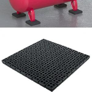 화염방진 패드 18 x 3 /4 인치 헤비 듀티 고무 방진 차단 공기 압축기 HVAC 에어컨 유닛 러닝머신 건조기