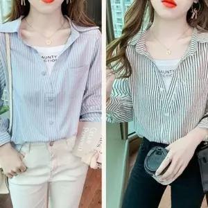 [하프클럽/]셔츠 오비츠 스트라이프 094 URD 남방