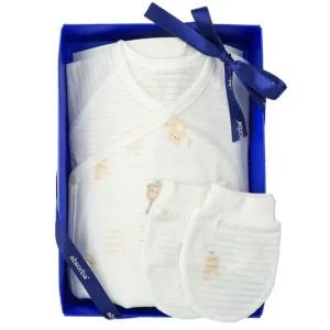 [갤러리아] (압소바출산,태교,배냇저고리세트)새싹곰오가닉배냇슈트+손싸개세트(A1A-10122SET)