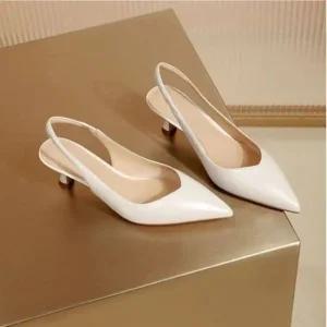 여성 구두 웨딩 면접 슬링백힐 발편한 펌프스힐 하객