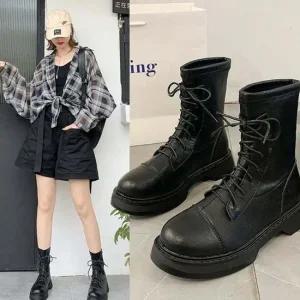 558 여성워커 워커부츠 여성부츠 플랫워커