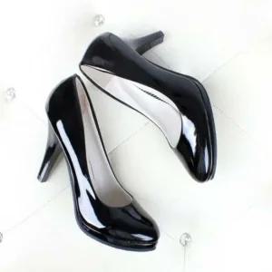 여자구두 데일리 펌프스힐 여성 하이힐 에나멜 펌프스