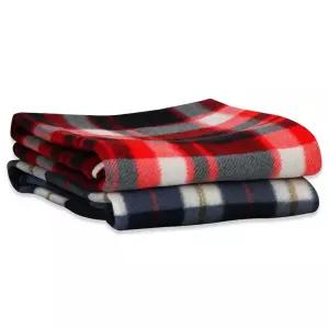 폴라폴리스 무릎담요 체크담요 100cm x 80cm 인쇄제작가능