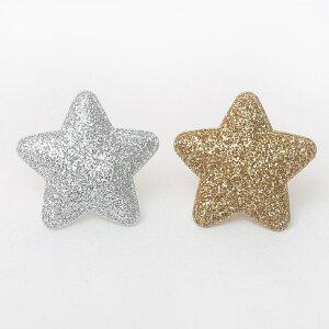 [펠트친구] 반짝이 별 초음파(4개)/ 패치 뱃지 의류 소품 브로치 꾸미기 리폼 포인트