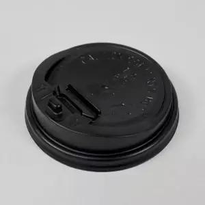 테이크아웃 8온스 개폐형 종이컵 뚜껑 블랙 100개
