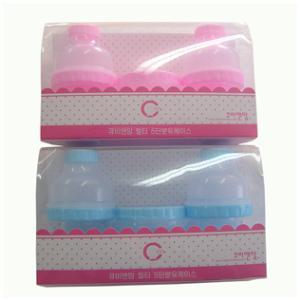 큐비앤맘 멀티5단분유케이스 이유식보관용기