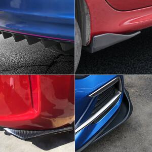 전차종 차량용 프론트 립 사이드 컵윙 리어 디퓨져 에어댐 바디킷 블랙 카본 가드 익스테리어 튜닝용품