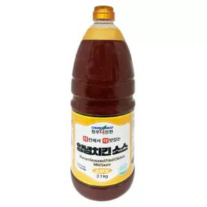 청우 더진한 치킨소스 순한맛 2.1kg/양념치킨소스/닭꼬치/닭강정