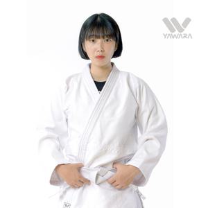 야와라유도복 아카데미450 백색 수련용 수업용 체육관입문자용 대한유도회공인도복