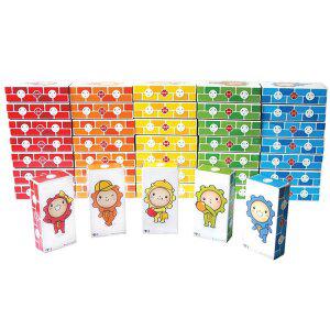 [에드토이] 일반 자석 종이벽돌 블록 40피스 회전 자석 블럭