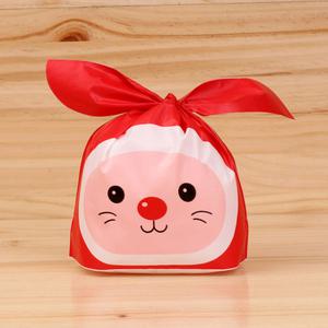 보자기형 쇼핑백 소 레드토끼 5개/포장봉투/선물/opp