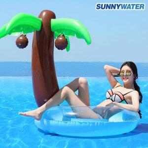 [써니워터] 특대형 야자수 튜브/보트/풀장/물놀이튜브//용품
