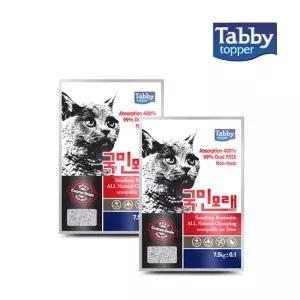 태비 국민모래 굵은입자 장미향 7.5kg x 2개