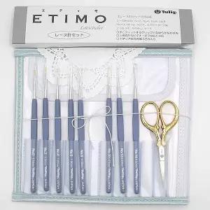 에티모 블루 레이스 코바늘 세트 TLG-002