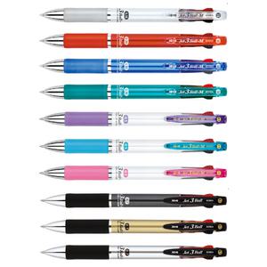 자바 제트3볼M 3색볼펜 저중심 금속설계 고급 3색볼펜