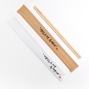 (KO) 맛있으면 대나무 젓가락 일회용 위생 나무젓가락 1박스 1000개