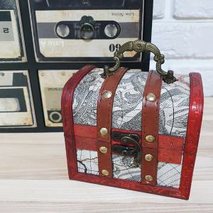 지도보물상자/방탈출소품/빈티지 지도함