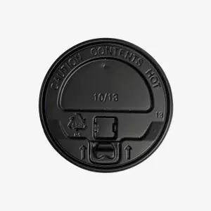테이크아웃컵 종이컵 뚜껑 10/13온스 개폐형 블랙 500개