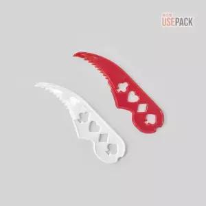 일회용 TY 포커랩칼 4000개 BOX 백색 실링칼 포장 미니 비닐칼