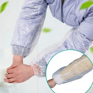 일회용 팔토시-100매 작업용 실험실 비닐팔토시 위생 안전 방수 PE
