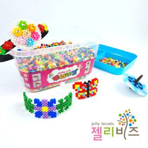 컬러아트 공예 젤리비즈 믹스 기본10000 하나더
