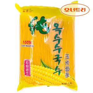 금련화 옥수수 국수 2.5kg 짬뽕 훠궈 마라탕 건면 대용량