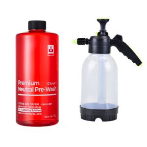 바인더 프리미엄 중성 프리워시 1L+압축분무기 2L