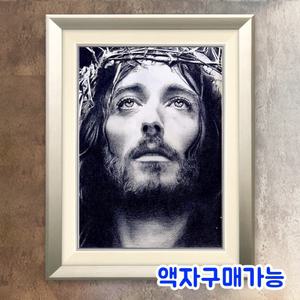 원단형보석십자수CH3D-143(면류관예수님) 예수 예수님 기도 십자가 기독교 액자제작