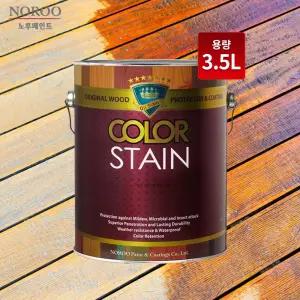 노루페인트 올 뉴 칼라스테인 목재 오일스테인 3.5L  방부목 데크 목재보호오일