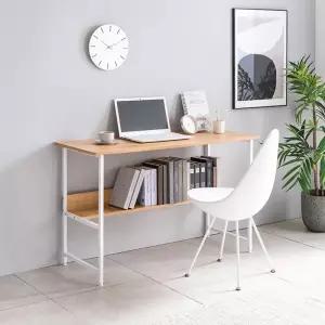 카라 컴퓨터 철제 책상 800 1000 1200 사이즈 블랙 화이트 선택